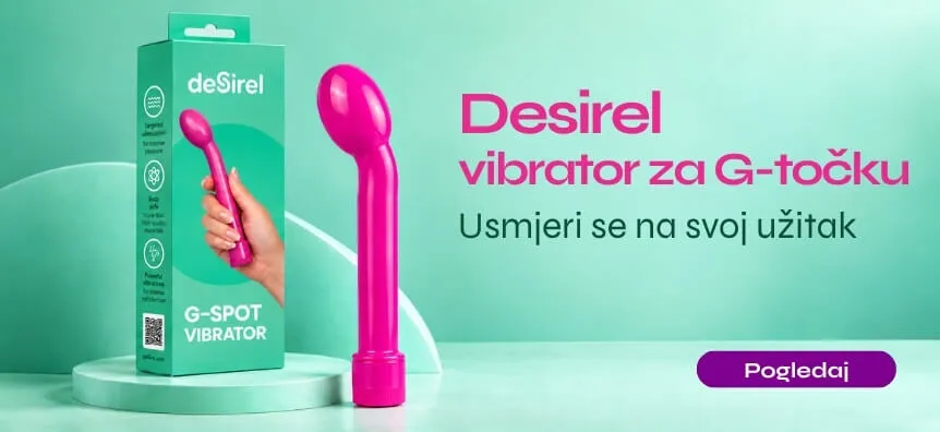 Novi zakrivljeni Desirel vibrator za G-točku za ciljano zadovoljstvo | Sex Shop Hrvatska Desirel.hr