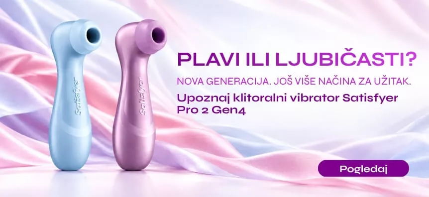 Plavi ili ljubičasti? Otkrij nove stimulatore klitorisa Satisfyer Pro 2 Gen4 na Desirel.hr | Sex Shop Hrvatska Desirel.hr