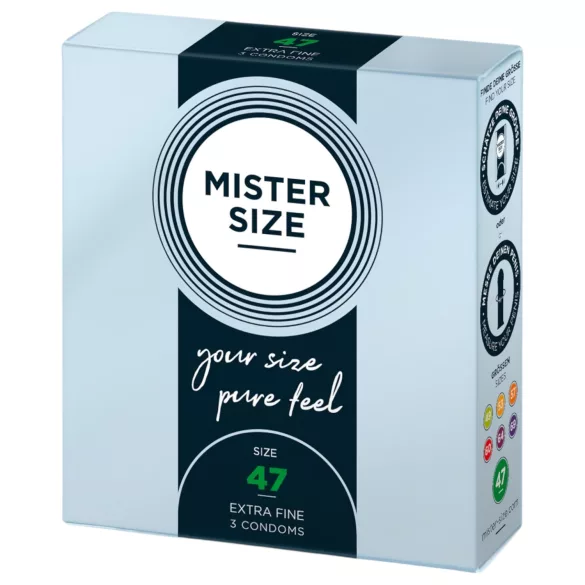 Mister Size - Tanka kondom - 47mm - 3 komada