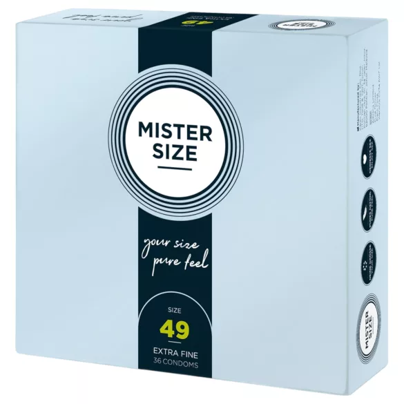 Mister Size - tanka kondom - 49mm - 36 komada