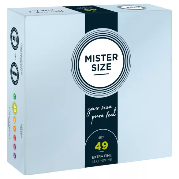 Mister Size - tanka kondom - 49mm - 36 komada