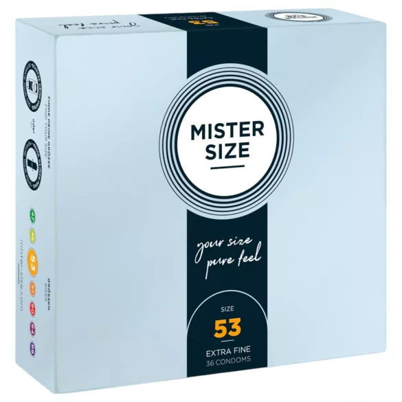 Mister Size - tanka kondom - 53mm - 36 komada