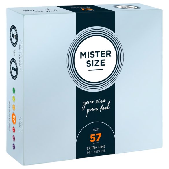 Mister Size - tanji kondom - 57mm - 36 komada