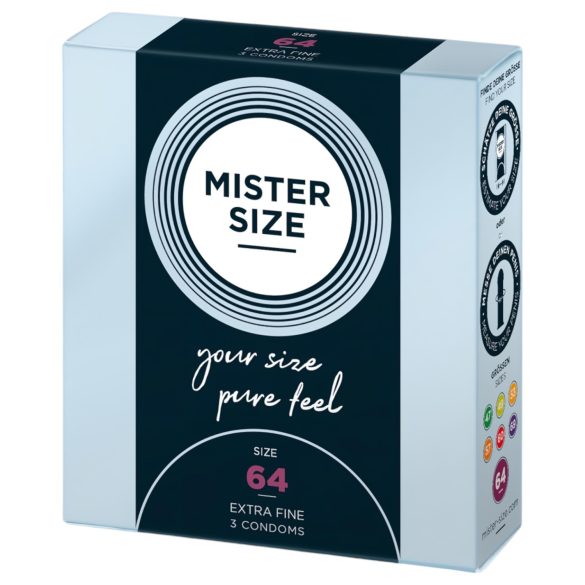 Mister Size tanki kondom - 64mm (3 komada)