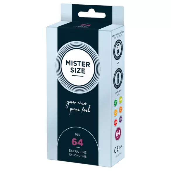 Mister Size - tanji kondom - 64mm - 10 komada