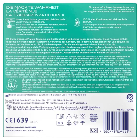 Durex Surprise Me - kondomi paket - 30 komada