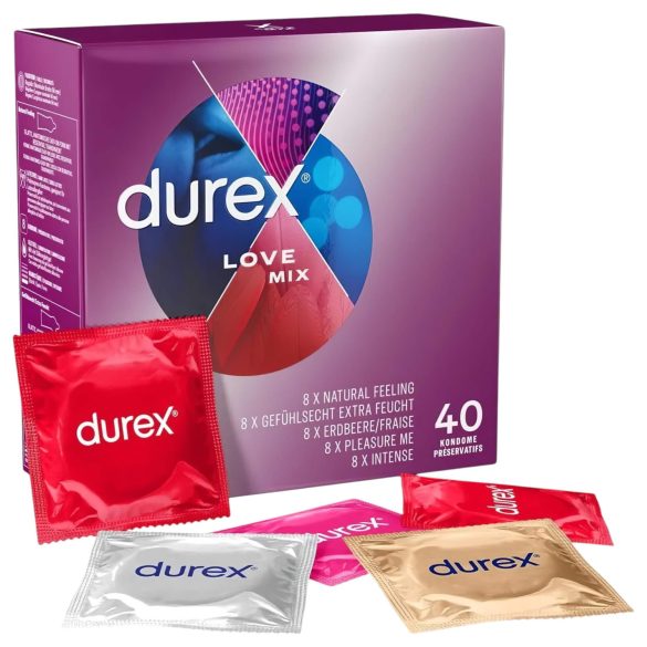 Durex Love Mix - kondomi paket - 40 komada
