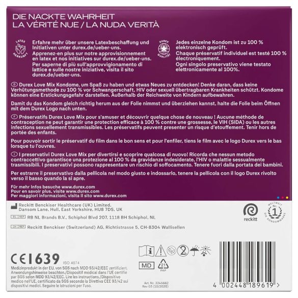 Durex Love Mix - kondomi paket - 40 komada