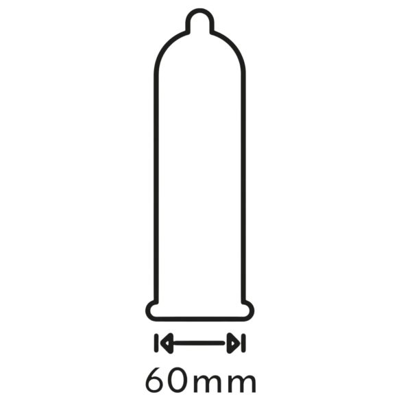 Secura Patlidžan - veliki kondom - 60mm - 12 kom