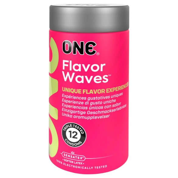 ONE Flavor Waves - aromatizirani kondom - mix okusa (12 kom)