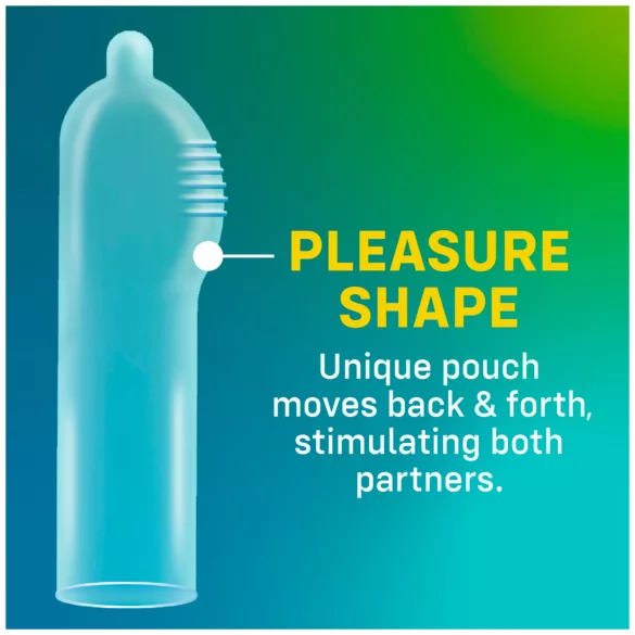 ONE Pleasure Plus - rebrasti kondom za dodatnu stimulaciju - 12 komada