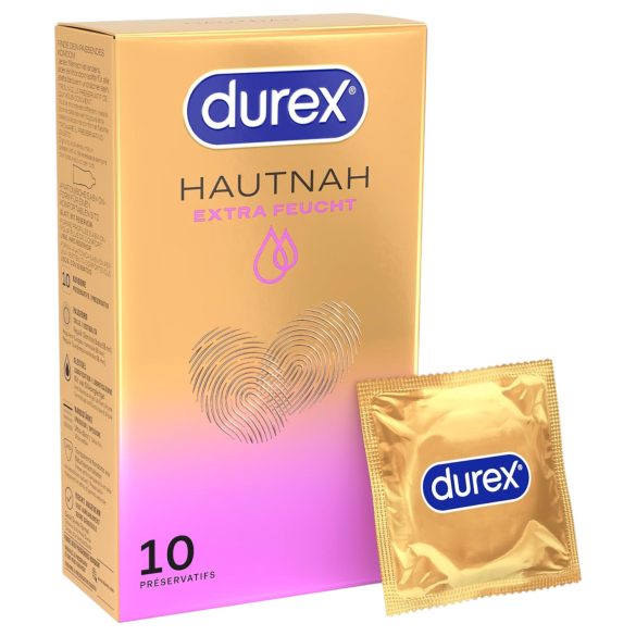Durex Hautnah - kondom - dodatno podmazan - 10 komada