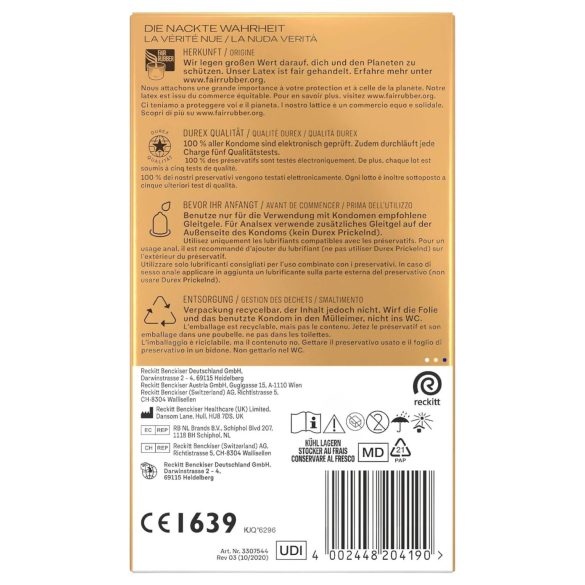 Durex - XXL kondomi - ekstra veliki - 10 komada