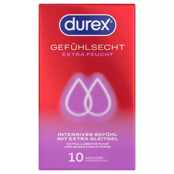 Durex - dodatno podmazani kondomi (10 kom)