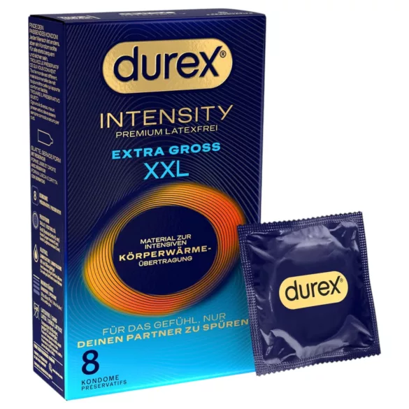 Durex Intensity XXL - lateks bez kondomi - 8 komada
