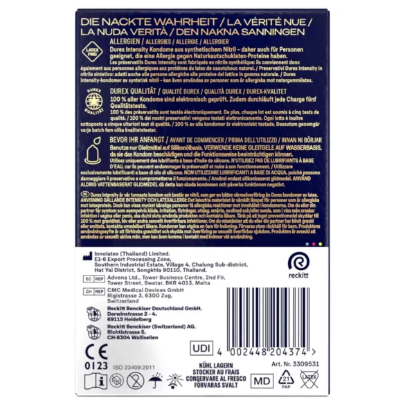 Durex Intensity - ultra tanki lateks-free kondomi - 20 komada