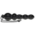 You2Toys Black Jack - analni dildo s perlama - crni