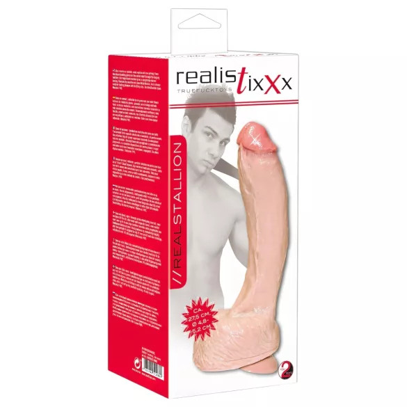 realistixxx Giant - ekstra veliki dildo - natur boja