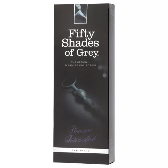Fifty Shades of Grey - analni dildo s kuglicama - siva