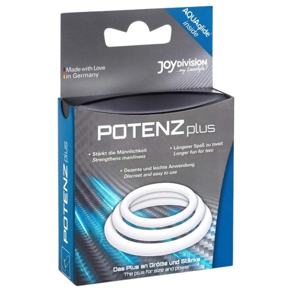POTENZplus - penisni prsten - set 3 komada