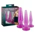 You2Toys - Analni set čepova za trening - 3 komada - ljubičasta