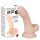 You2Toys - Silikonski dildo s vakuumom - mali (prirodni)