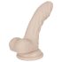 You2Toys - Silikonski dildo s vakuumom - mali (prirodni)