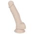 You2Toys - Silikonski dildo s vakuumskom bazom - srednji (natur)