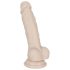 You2Toys - Silikonski dildo s vakuumskom bazom - srednji (natur)