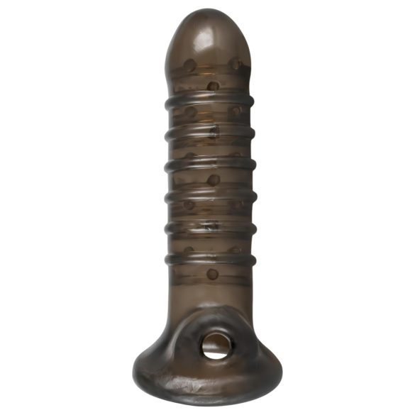 Rebel - penis rukav s rebrima - sivi