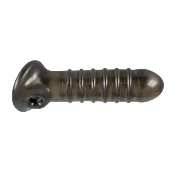 Rebel - penis rukav s rebrima - sivi