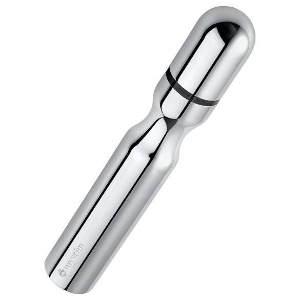 mystim - elektro dildo s dvostrukim završetkom - metal