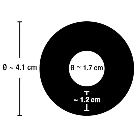 You2Toys - silikonski prsten za penis - prozirno