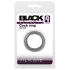Black Velvets - penisni prsten debelih stijenki 3,2 cm - crni