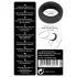 Black Velvets - penisni prsten debelih stijenki 3,2 cm - crni