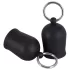 Black Velvets - sisaljka za bradavice s metalnim prstenom (crna)