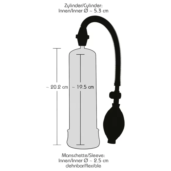Bang Bang - pumpa za penis - crna