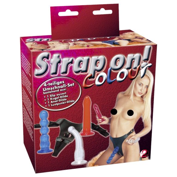 You2Toys - Set za strap-on dildo - više boja