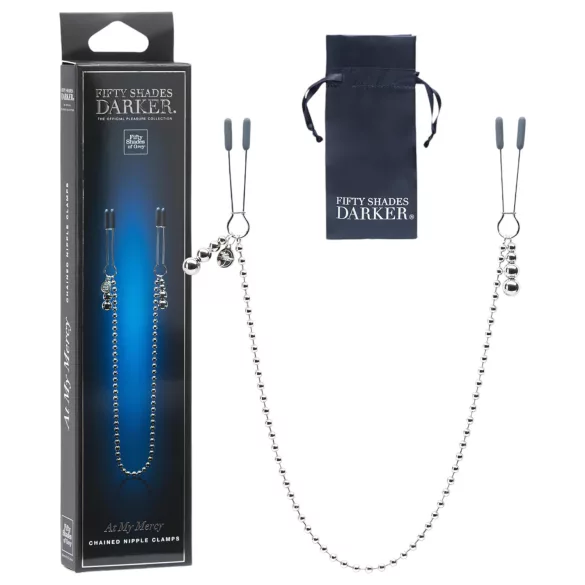 Fifty Shades Darker - Stezaljke za bradavice s lancem