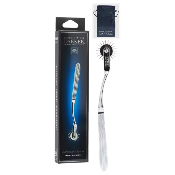 Fifty Shades Darker - kotačić za stimulaciju s bodljama - čelik