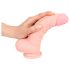 Medical - medicinski silikonski dildo (20cm) - prirodni