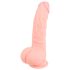 Medical - medicinski silikonski dildo (20cm) - prirodni