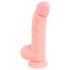 Medical - medicinski silikonski dildo (20cm) - prirodni