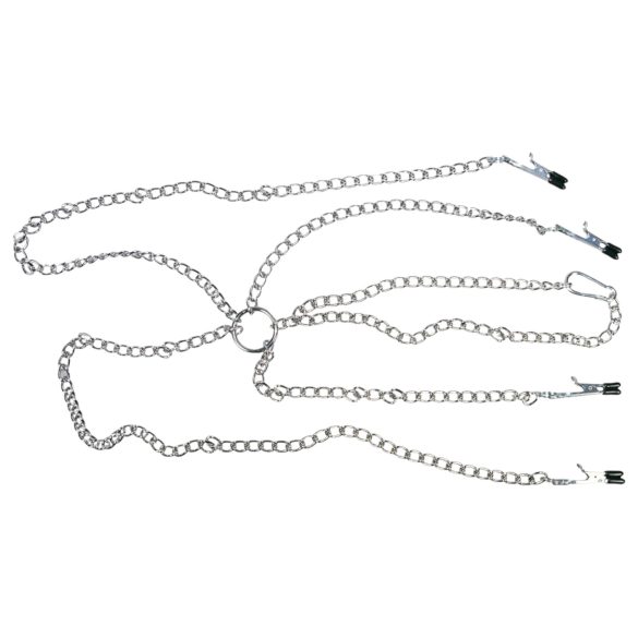 Seks lanac - stezaljke za bradavice - za žene