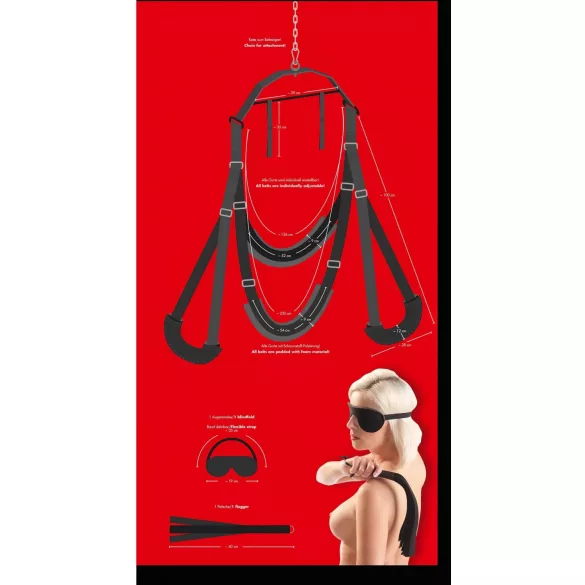 Bad Kitty - seks ljuljačka - crna