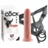 King Cock - strap-on dildo - 20 cm - natur