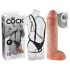 King Cock Strap-On 11 - šuplji dildo s pojasom (28cm)