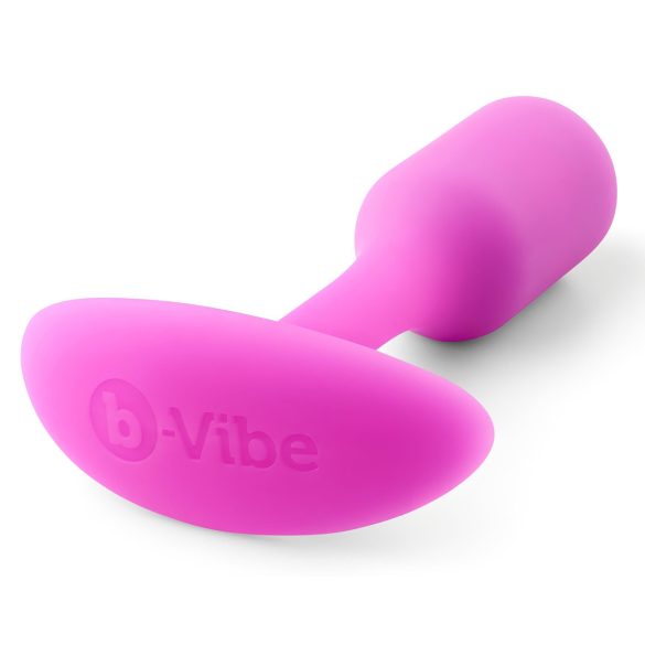 b-vibe Snug Plug 1 - analni čep s utezima 55g - roza