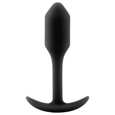   b-vibe Snug Plug 1 - analni čep s unutarnjom težinom (55g) - crni