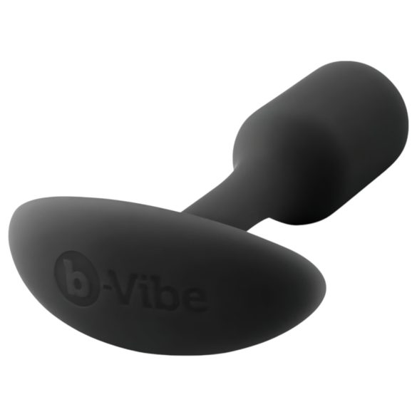 b-vibe Snug Plug 1 - analni čep s unutarnjom težinom (55g) - crni